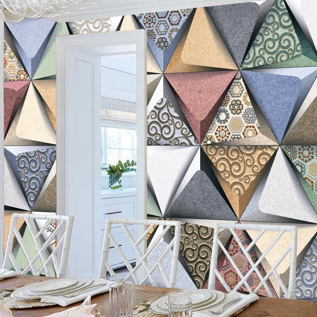 3D Geometrical Wallpaper DDS469 - Image 4