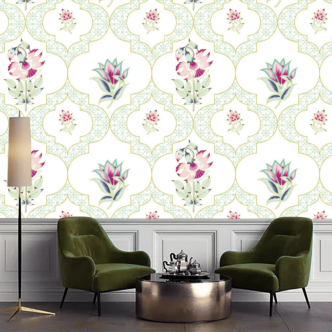 Abstract Floral Wallpaper DDS452 - Image 6