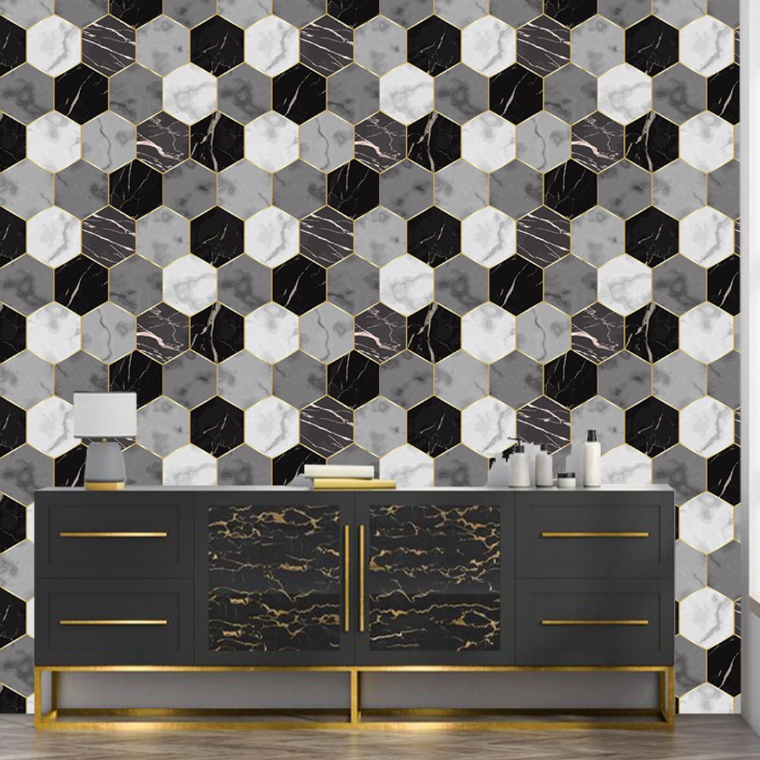 3D Geometrical Wallpaper DDS480 - Image 4