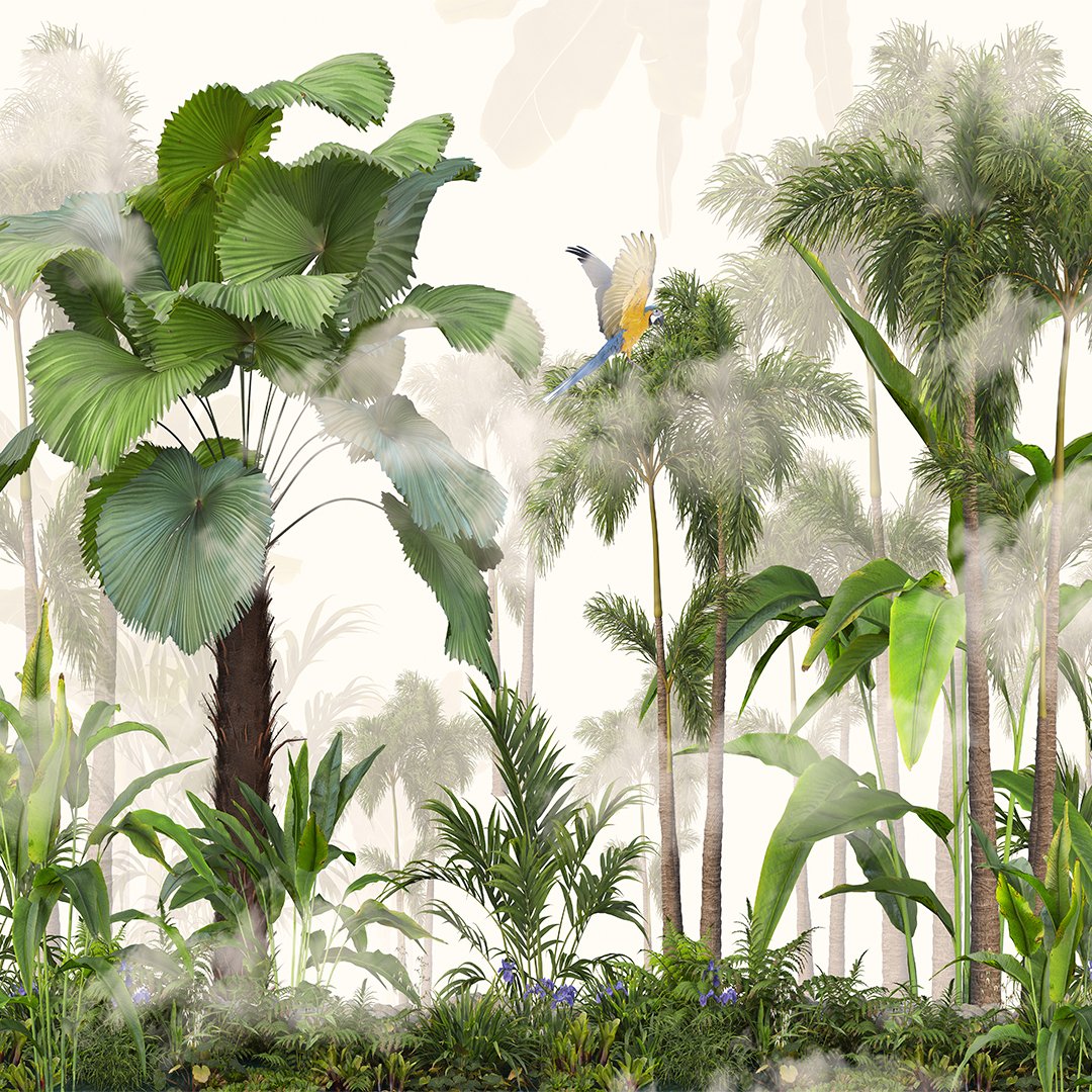 3D Tropical Tree Wallpaper DDS384 - Image 3