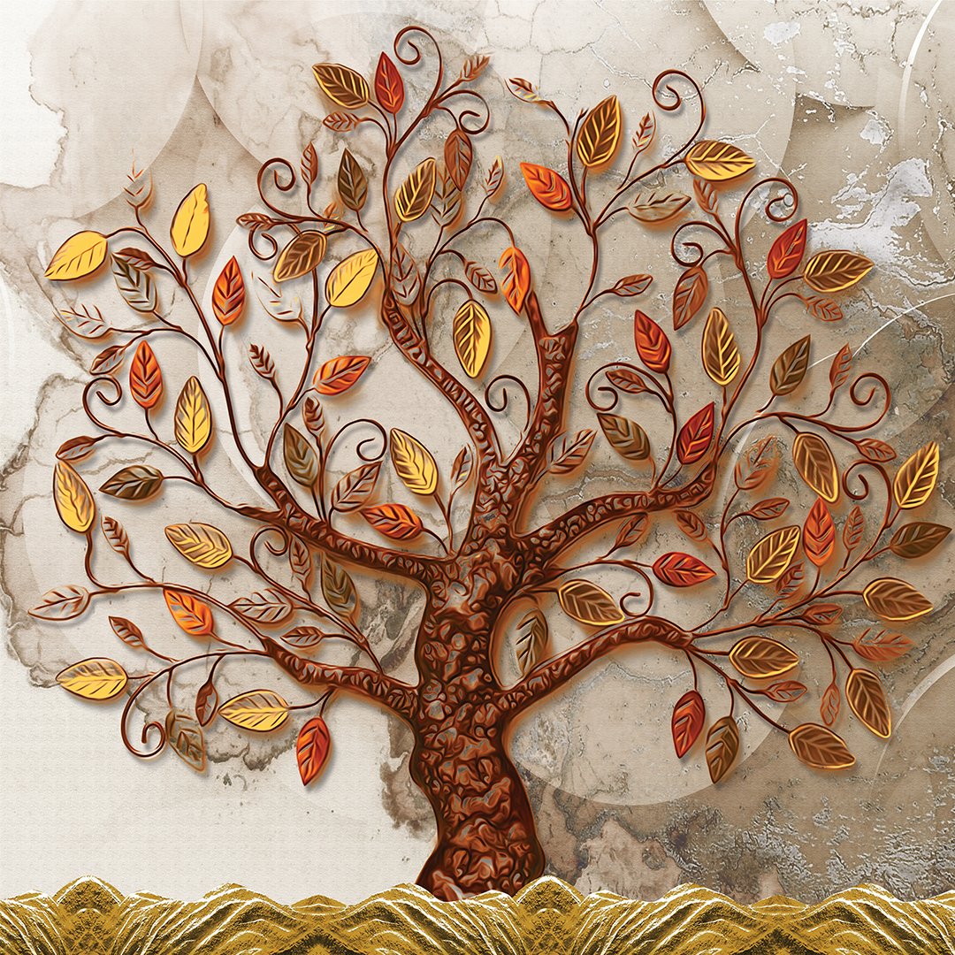 Customized 3D Tree Wallpaper DDS341 - Image 3