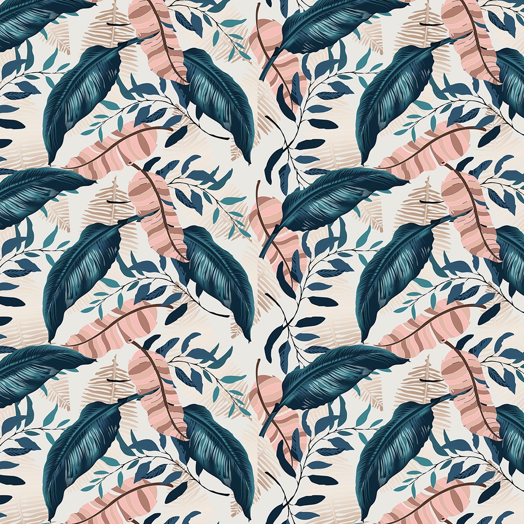 Luxurious 3D Leaf Wallpaper DDS342 - Image 3