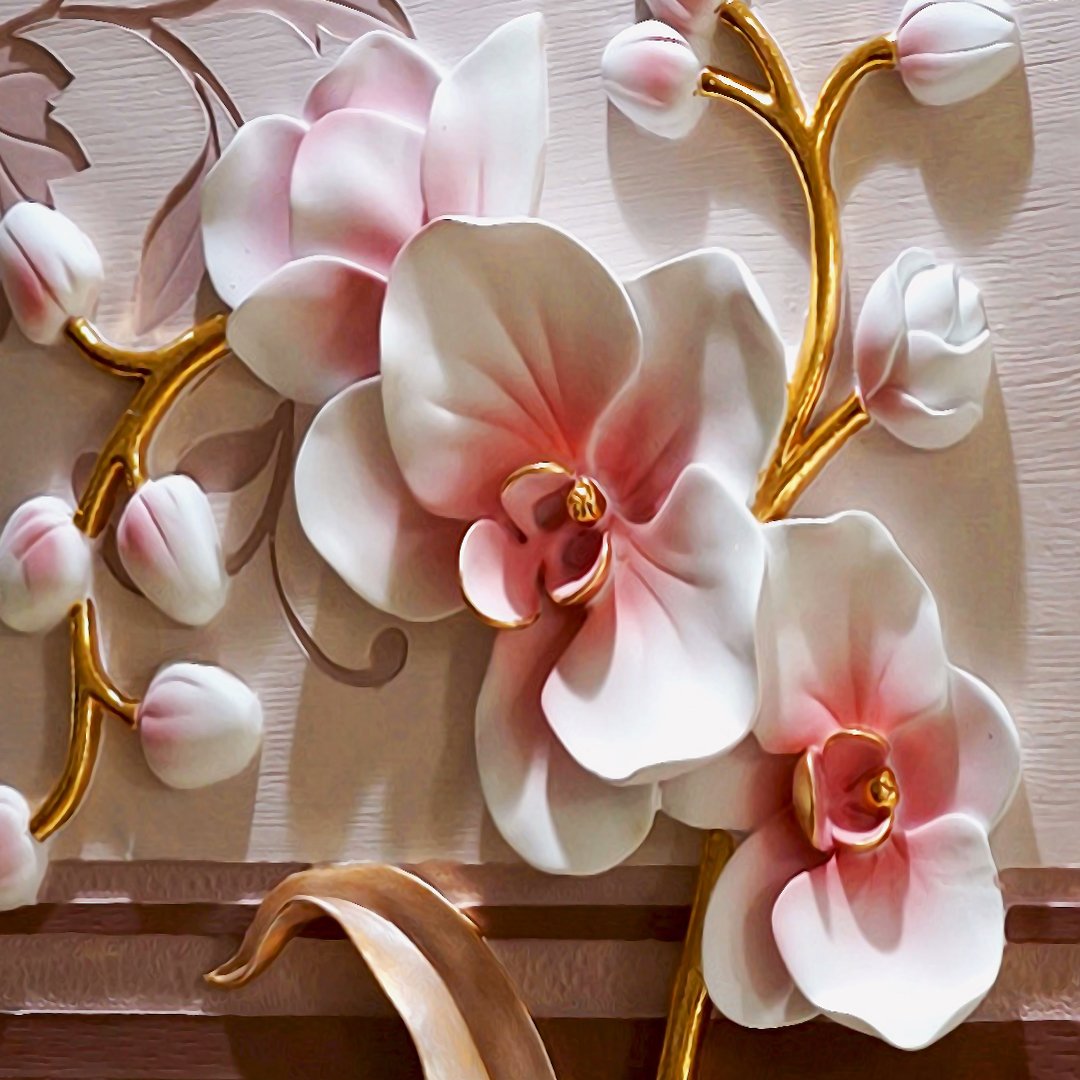 3D Floral Wallpaper DDS320 - Image 3