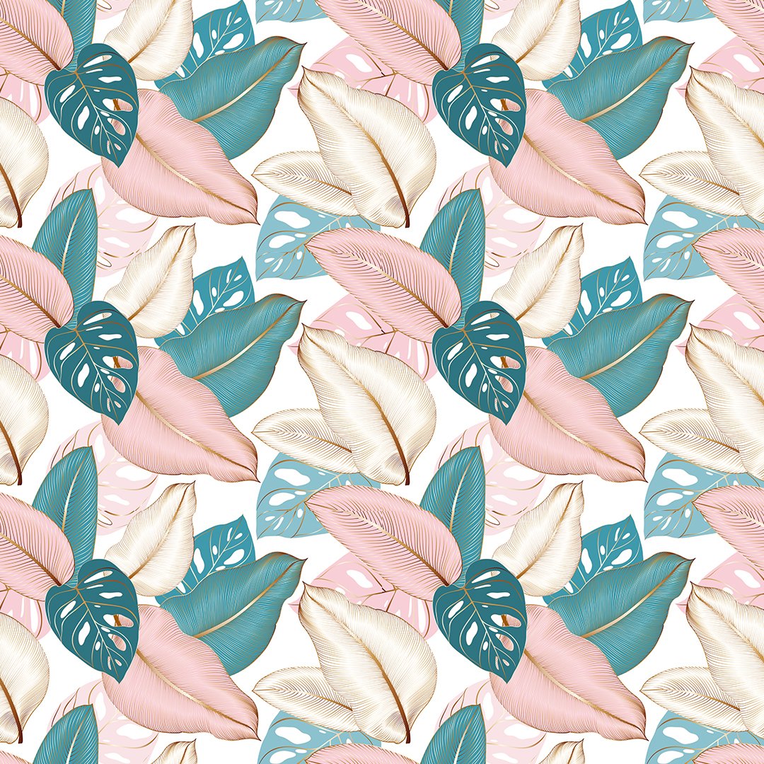Luxurious 3D Leaf Wallpaper DDS357 - Image 5