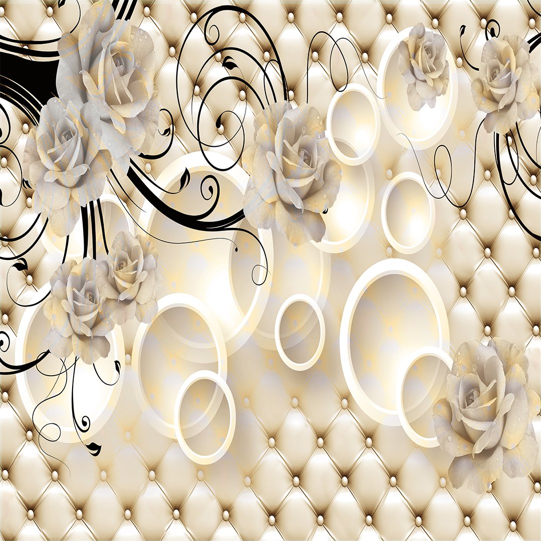 Abstract Floral Wallpaper DDS327 - Image 5