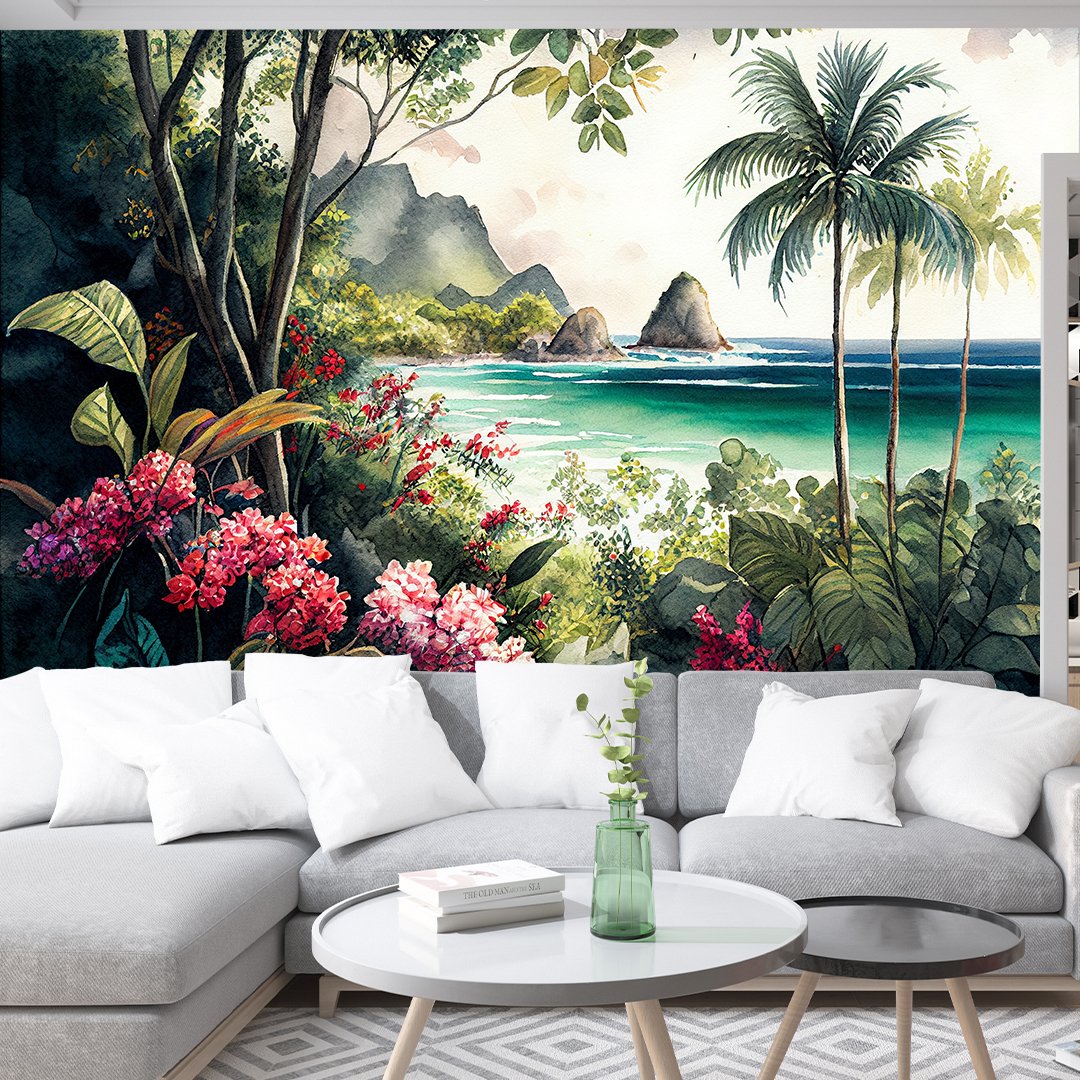 3D Tropical Wallpaper DDS529 - Image 4
