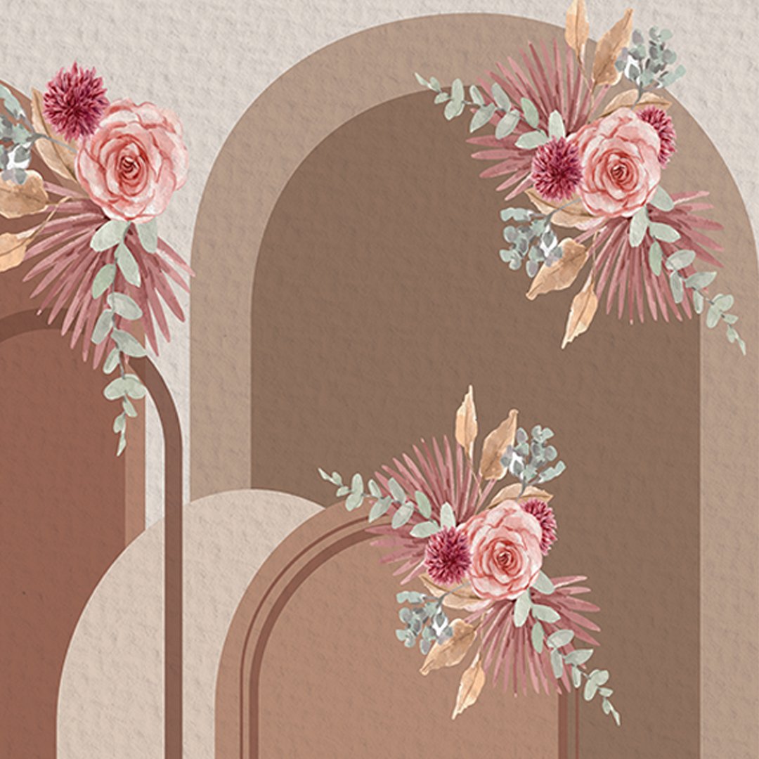 3D Floral Wallpaper DDS444 - Image 5