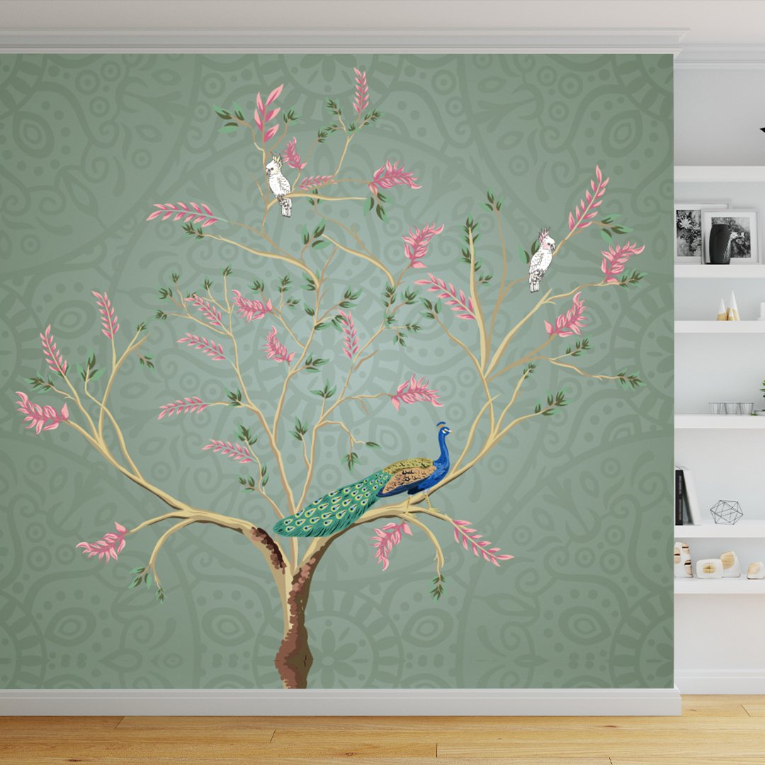 Peacock Customized Wallpaper DDS545 - Image 3