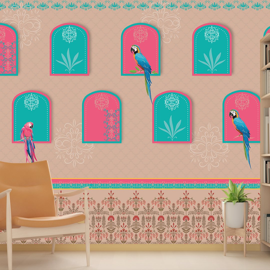 3D Parrot Customised Wallpaper DDS560 - Image 2