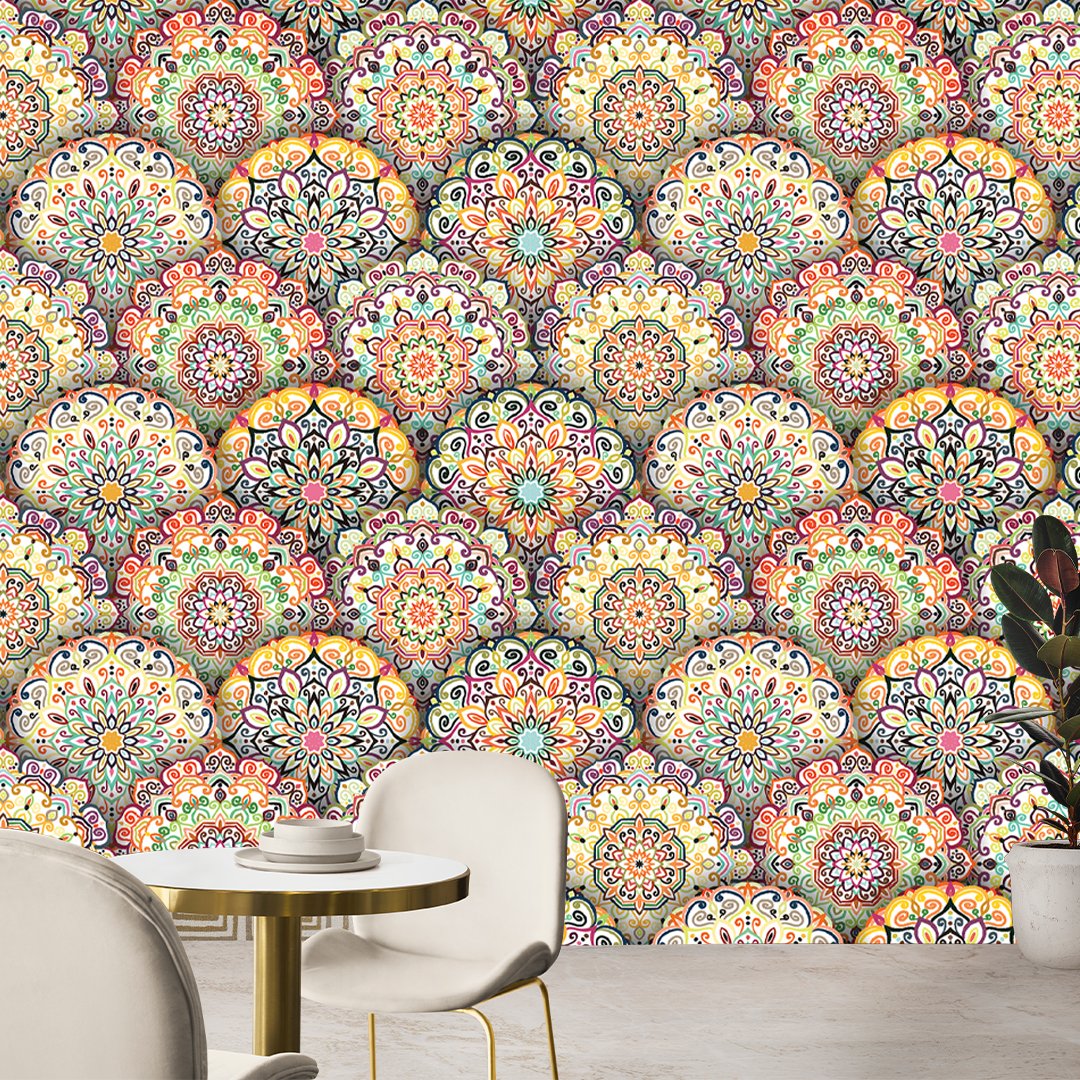 Customized 3D Traditional Wallpaper DDS467 - Image 2