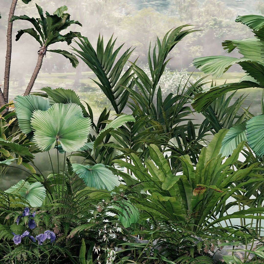 3D Tropical Tree Wallpaper DDS383 - Image 3