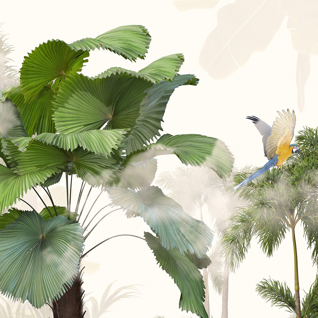 3D Tropical Tree Wallpaper DDS384 - Image 4