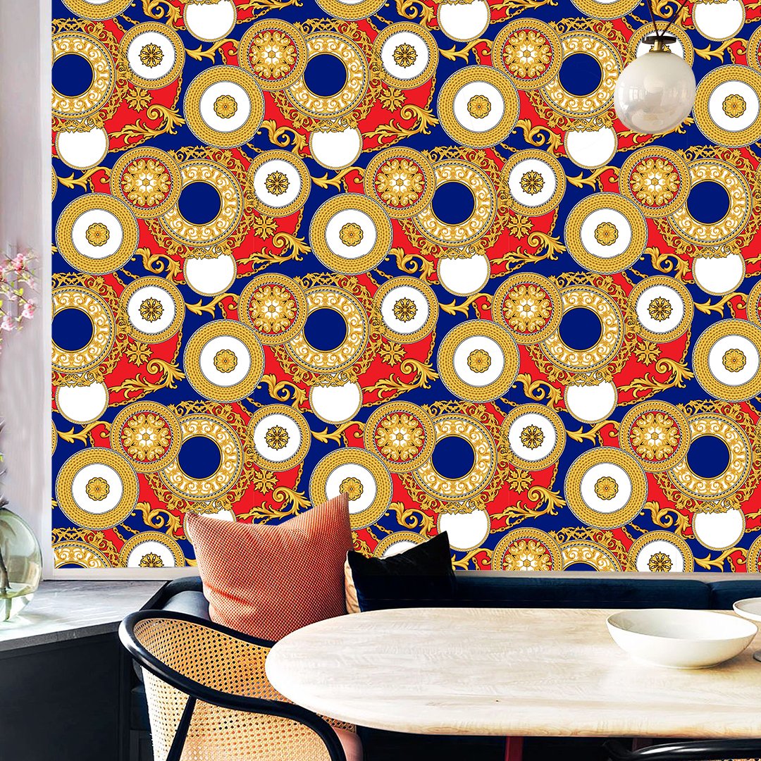 Customized 3D Traditional Wallpaper DDS509