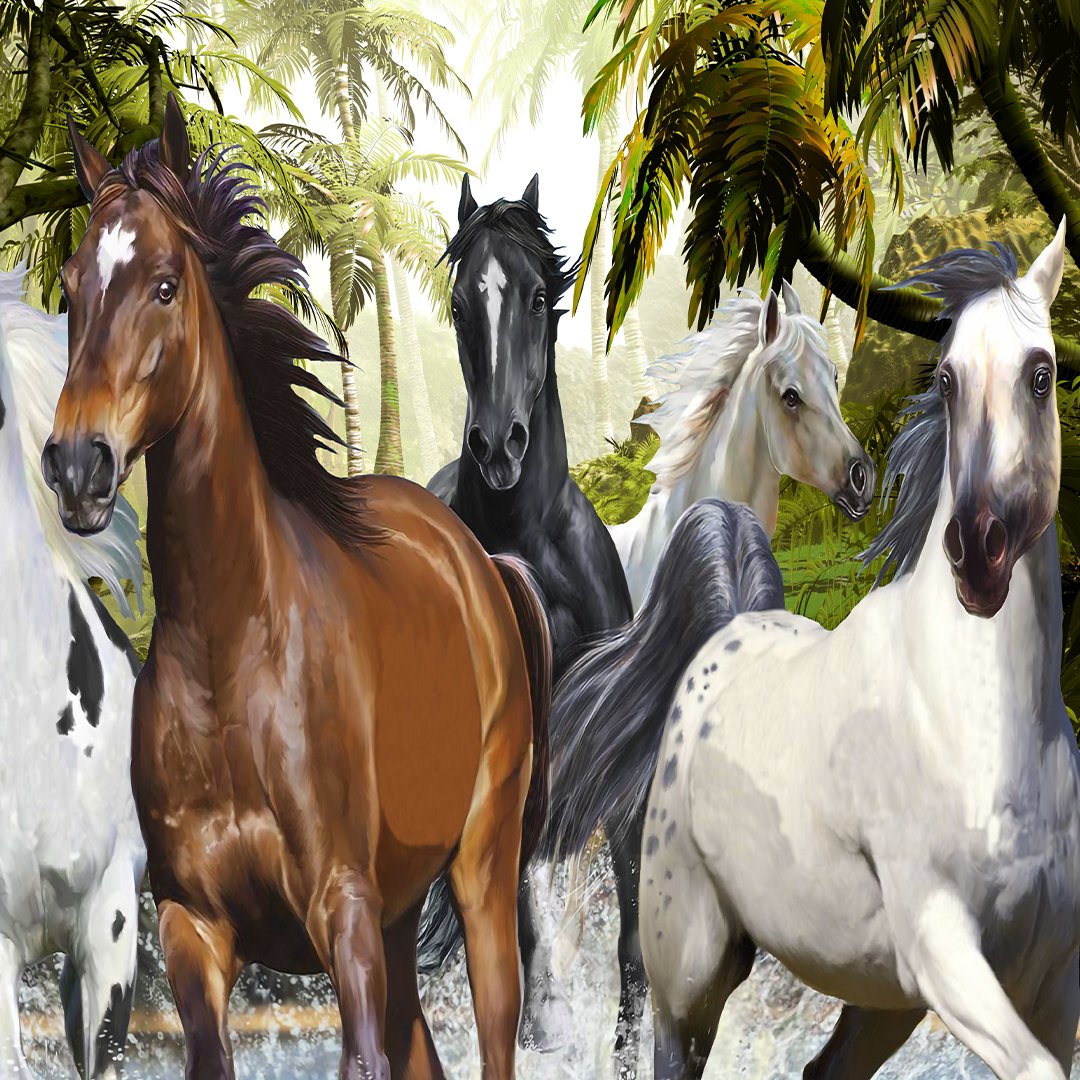 Customised 3D Horse Wallpaper DDS371 - Image 4