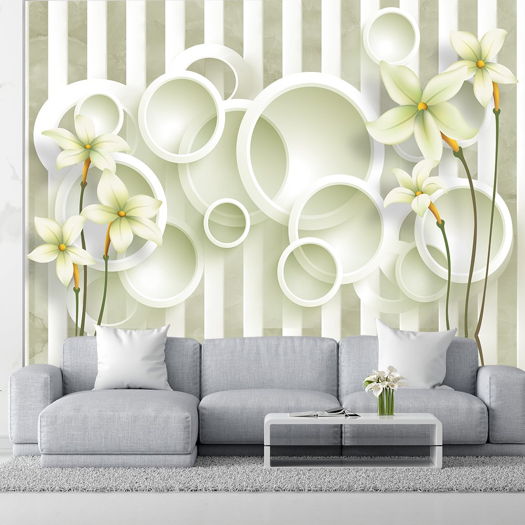 Abstract Floral Wallpaper DDS321 - Image 3