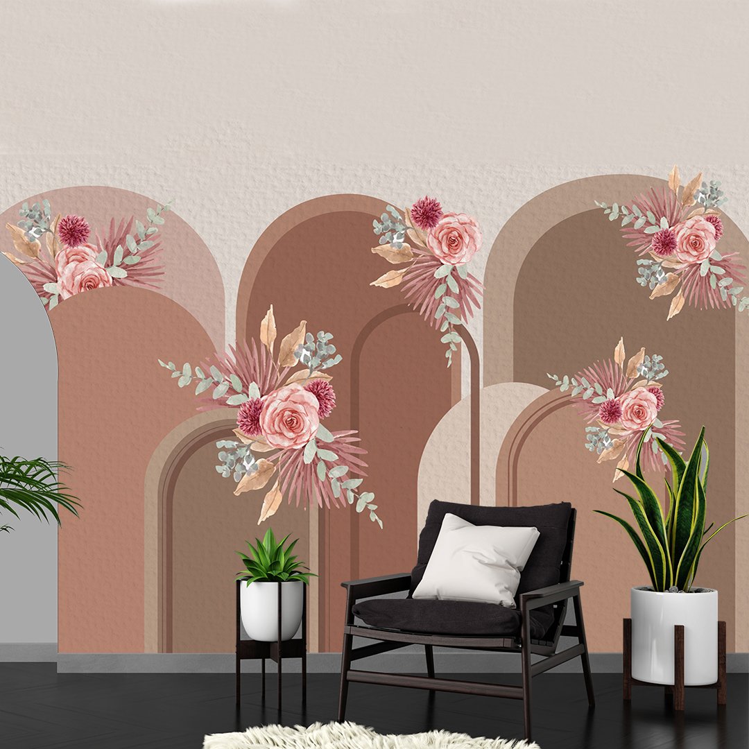 3D Floral Wallpaper DDS444 - Image 4