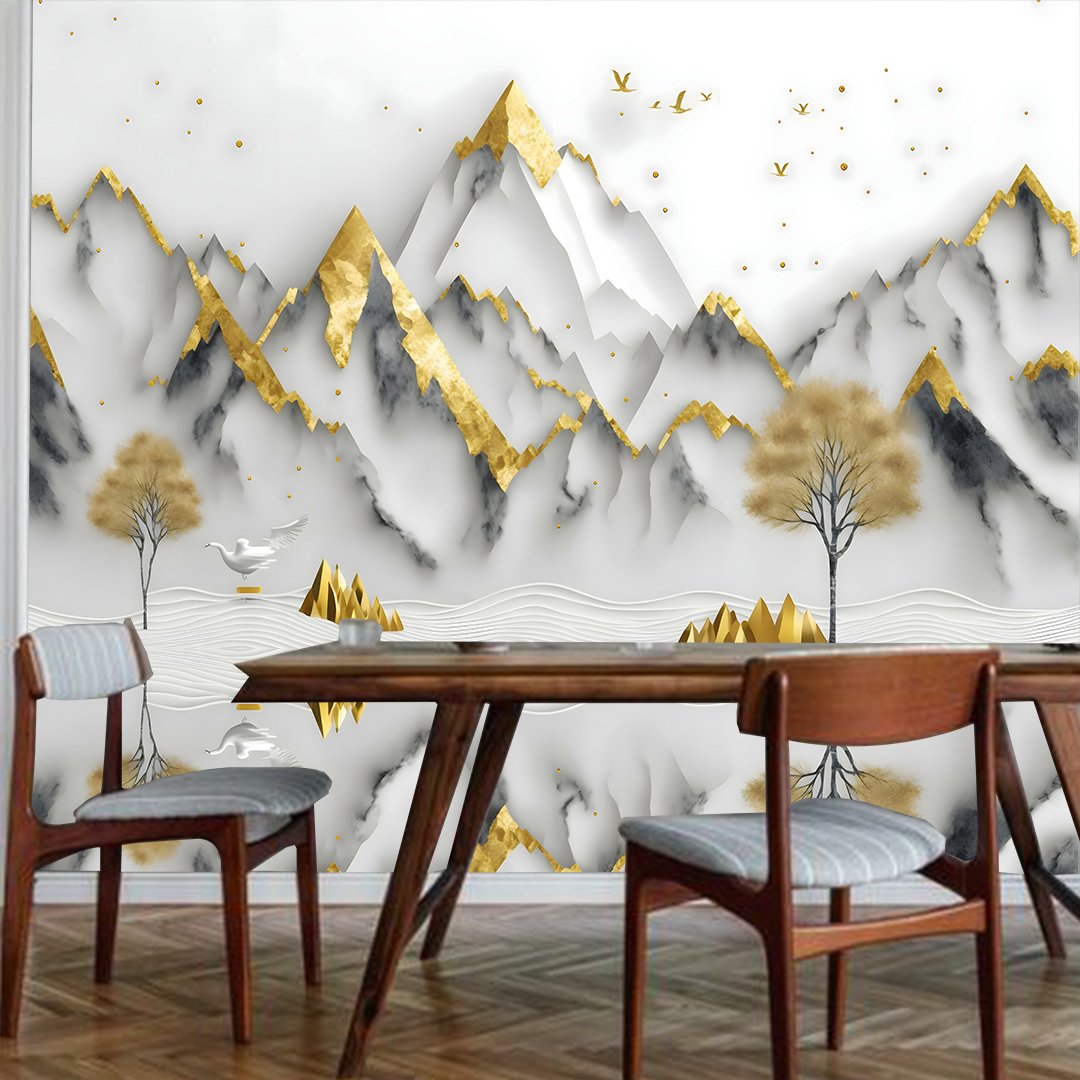 3D Mountain Wallpaper DDS533 - Image 4