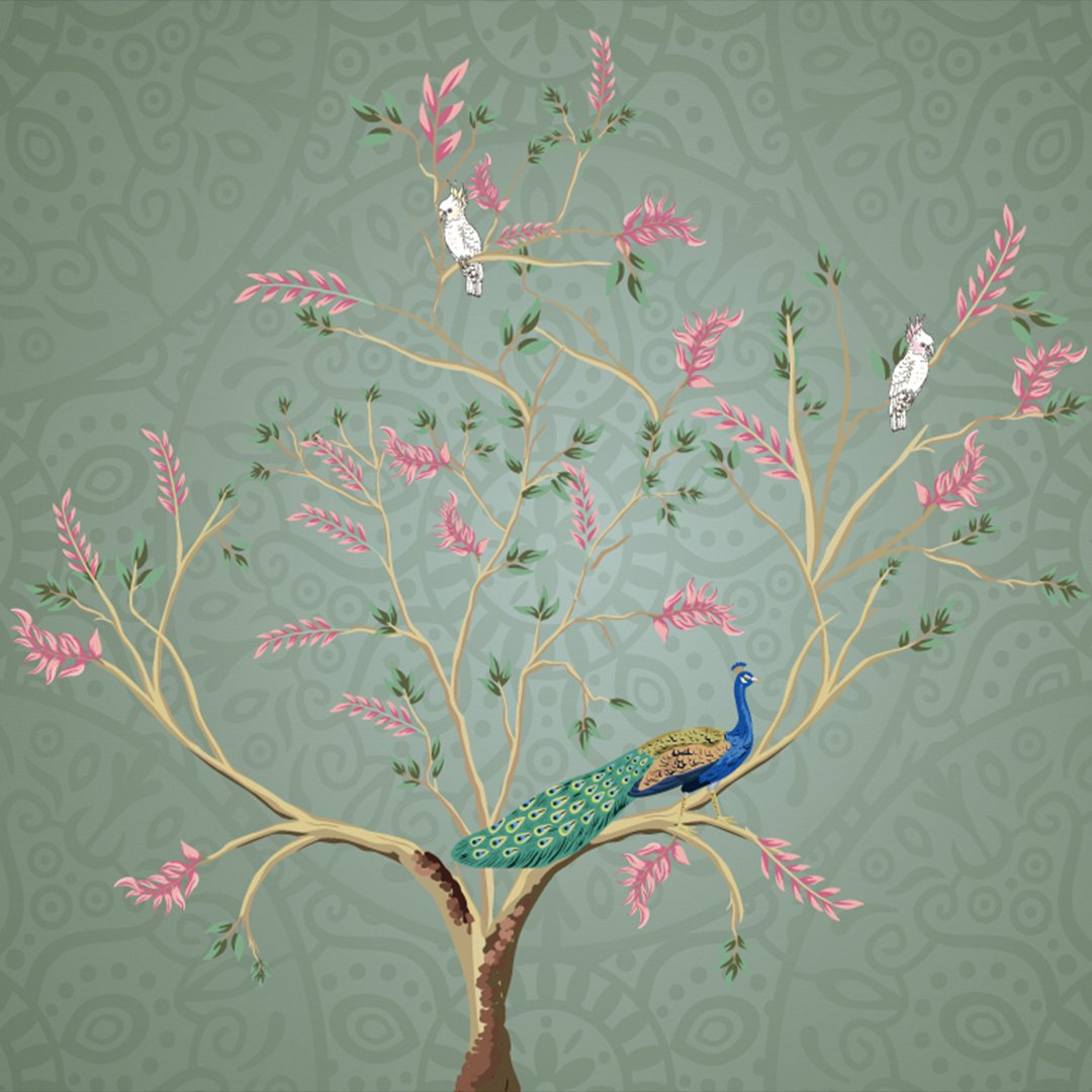 Peacock Customized Wallpaper DDS545 - Image 4