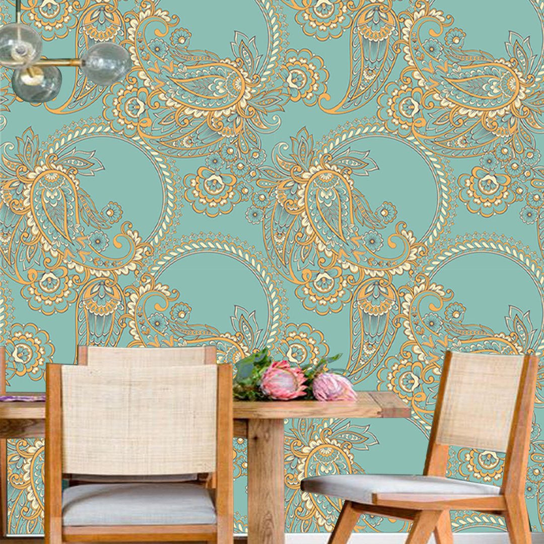 Traditional Floral Wallpaper DDS465 - Image 3