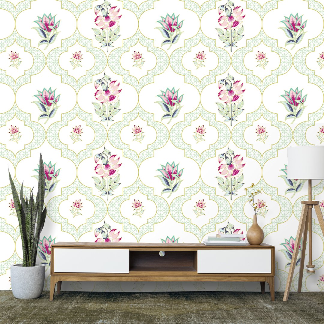 Abstract Floral Wallpaper DDS452 - Image 4