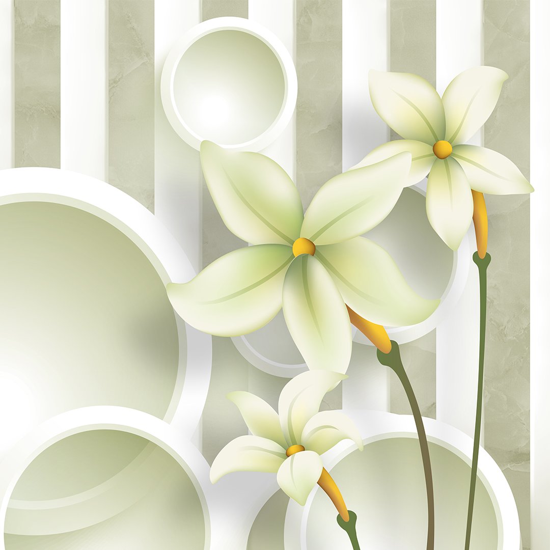 Abstract Floral Wallpaper DDS321 - Image 5