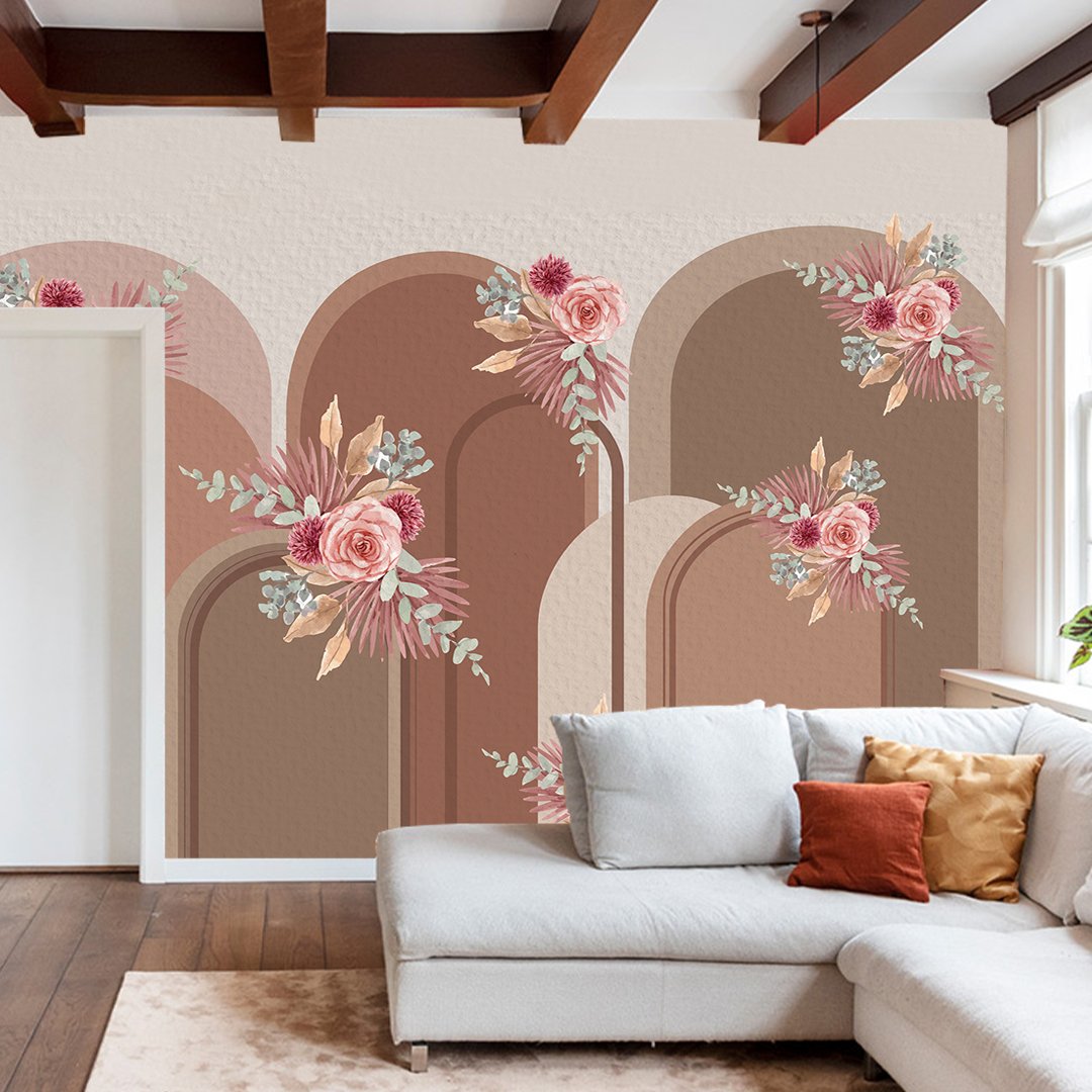 3D Floral Wallpaper DDS444 - Image 3