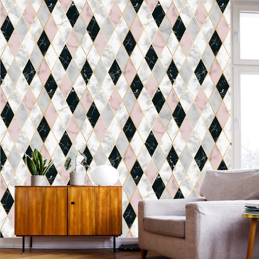 3D Geometrical Wallpaper DDS482