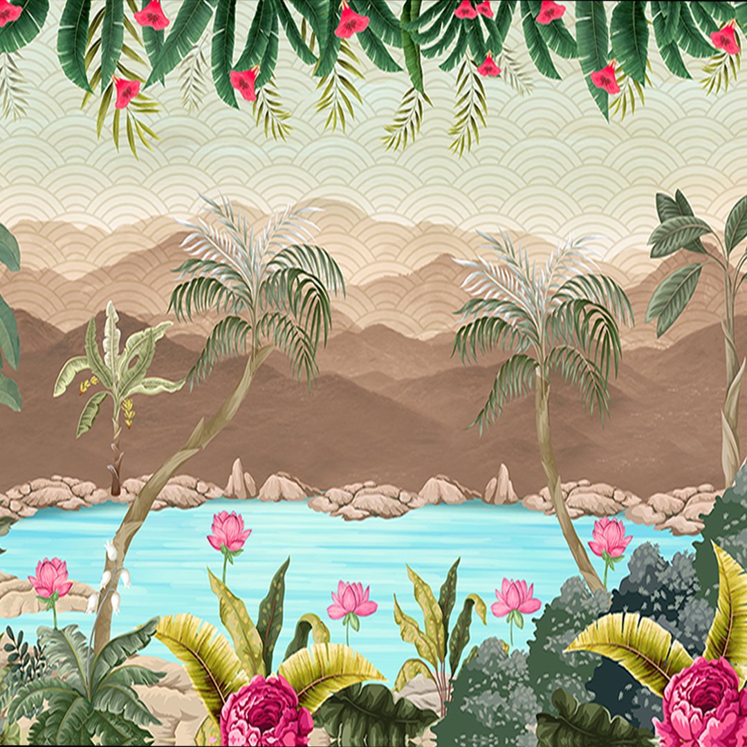 3D Nature Art Wallpaper DDS540 - Image 5