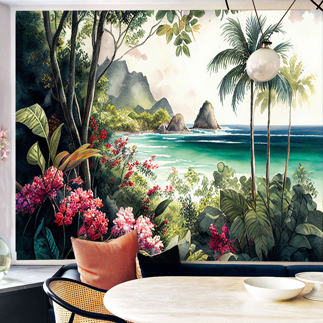 3D Tropical Wallpaper DDS529