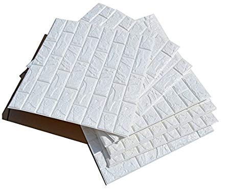 3D White Brick- Foam Panels (70 X 77 cm) 06 MM Thickness - Image 16