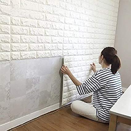 3D White Brick- Foam Panels (70 X 77 cm) 06 MM Thickness - Image 8