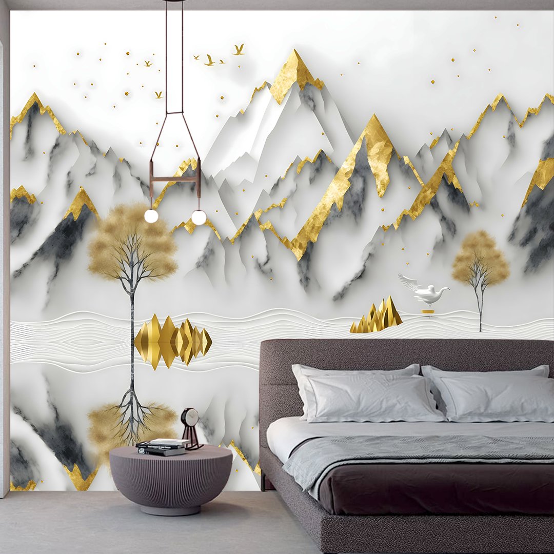 3D Mountain Wallpaper DDS533 - Image 2