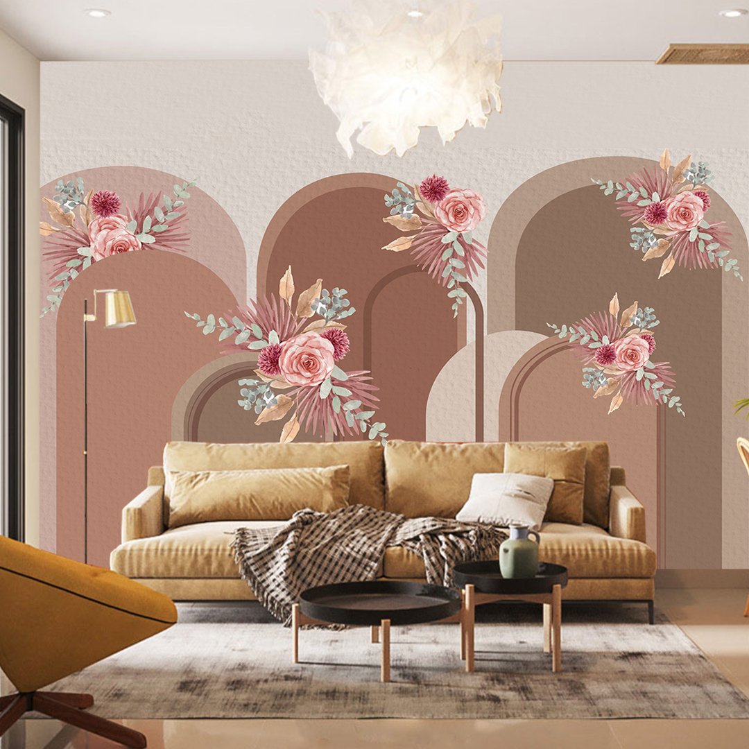 3D Floral Wallpaper DDS444 - Image 2
