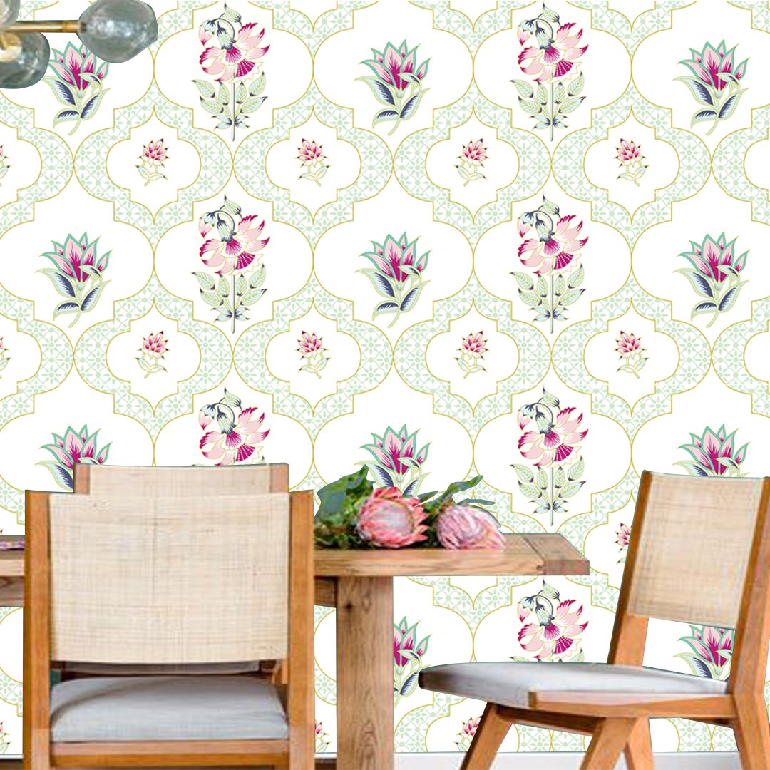 Abstract Floral Wallpaper DDS452 - Image 2