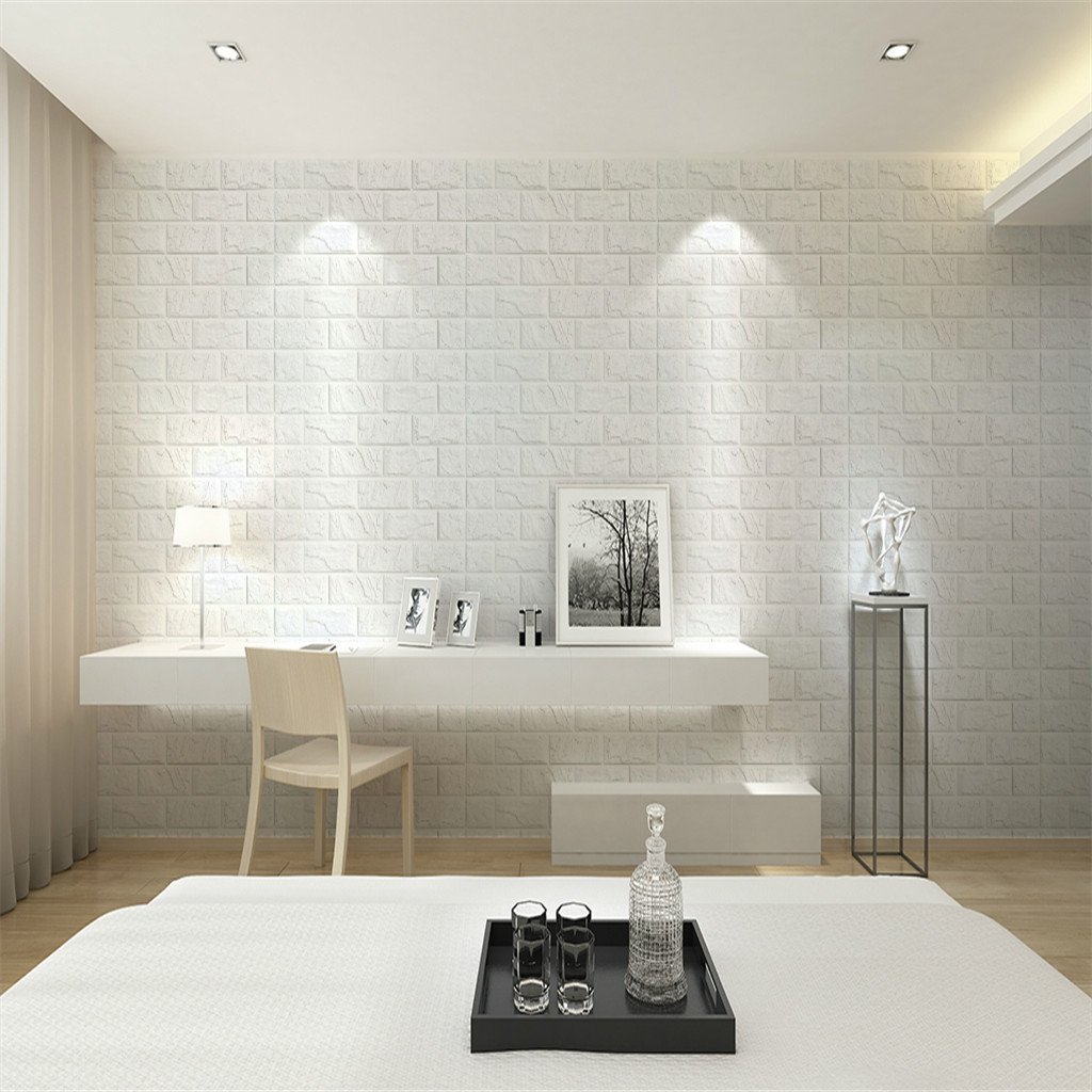 3D White Brick- Foam Panels (70 X 77 cm) 06 MM Thickness - Image 13