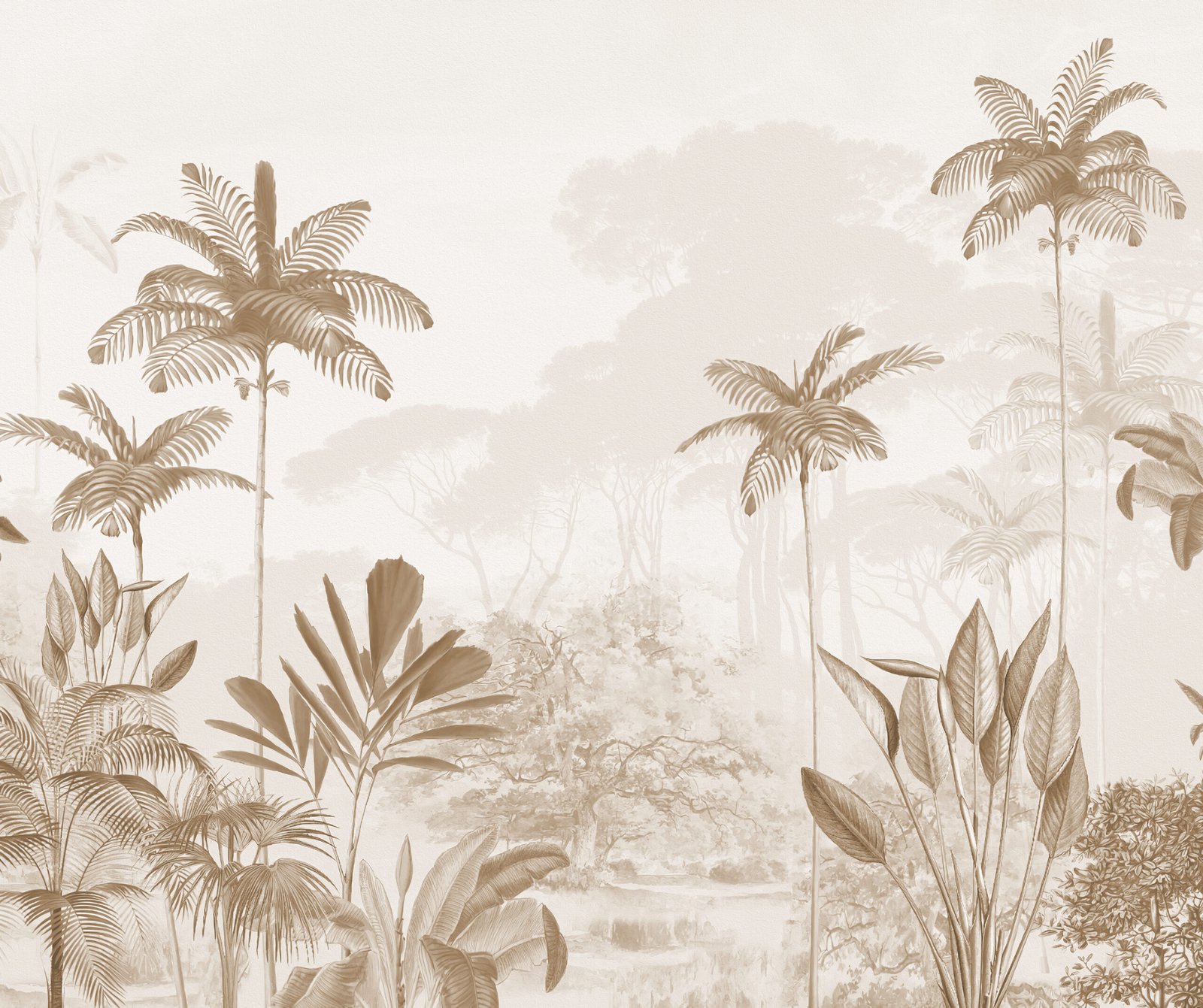 Beige Tropical- Custom Wallpaper - Image 2