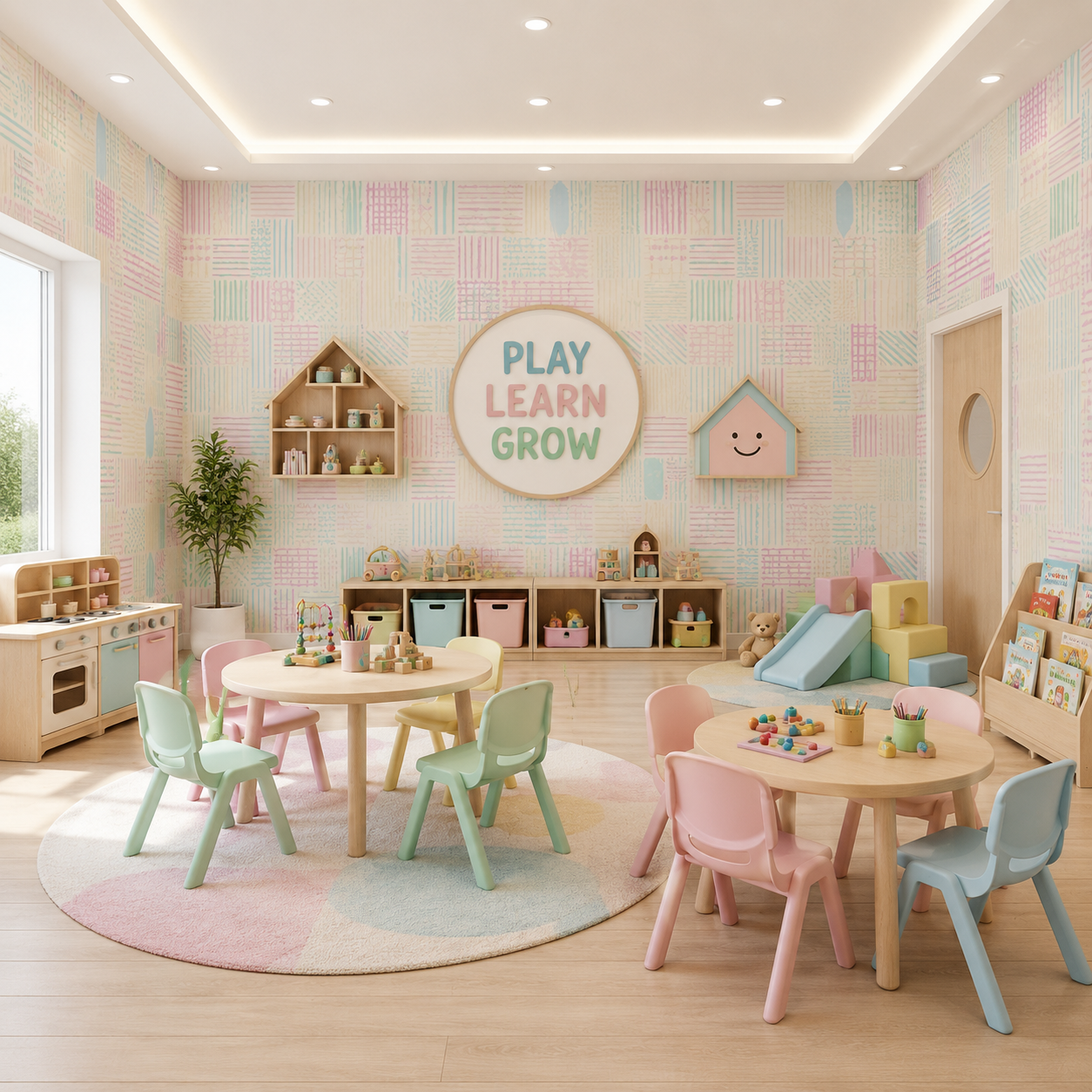 Kids room wallpaper