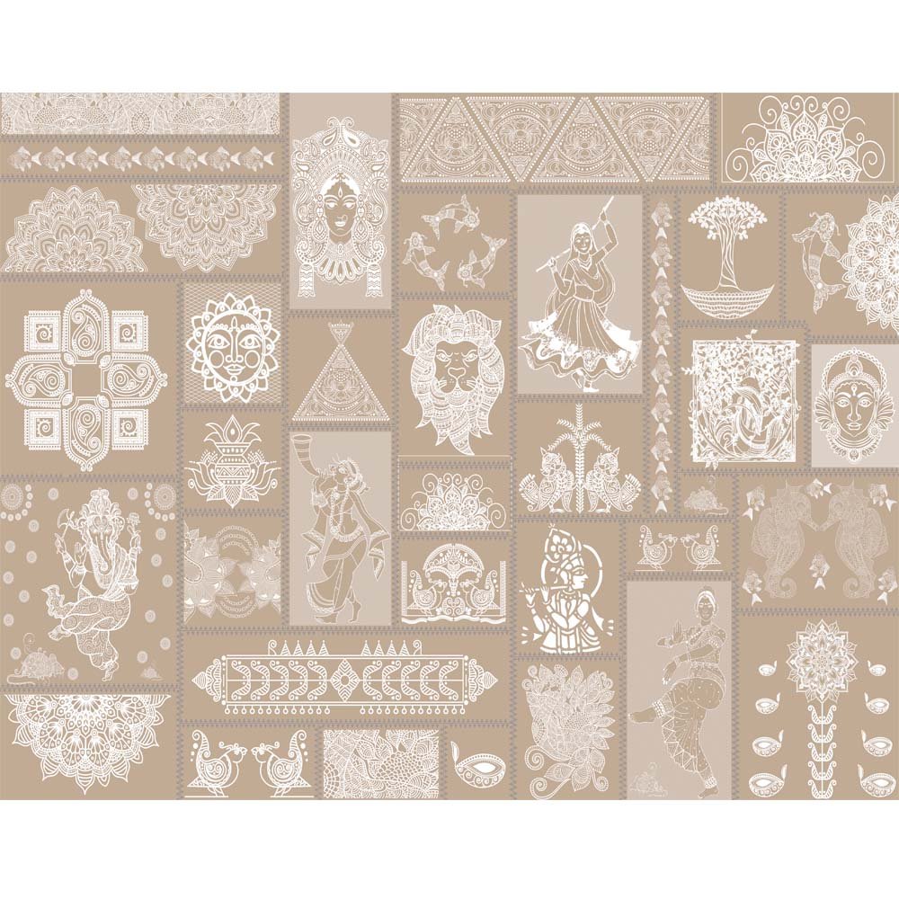Madhubani Melange Wallpaper - Image 4