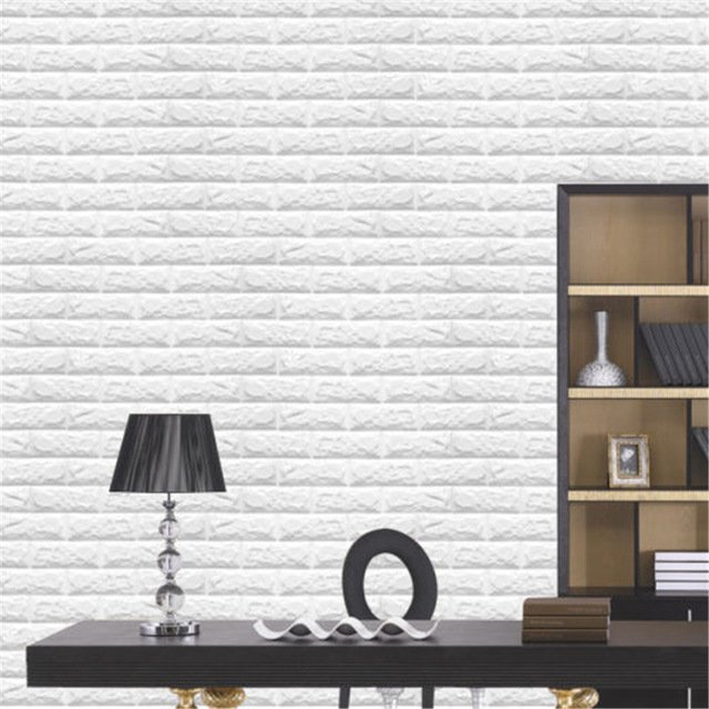 3D White Brick- Foam Panels (70 X 77 cm) 06 MM Thickness