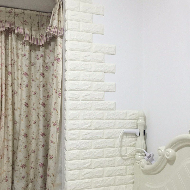 3D White Brick- Foam Panels (70 X 77 cm) 06 MM Thickness - Image 5