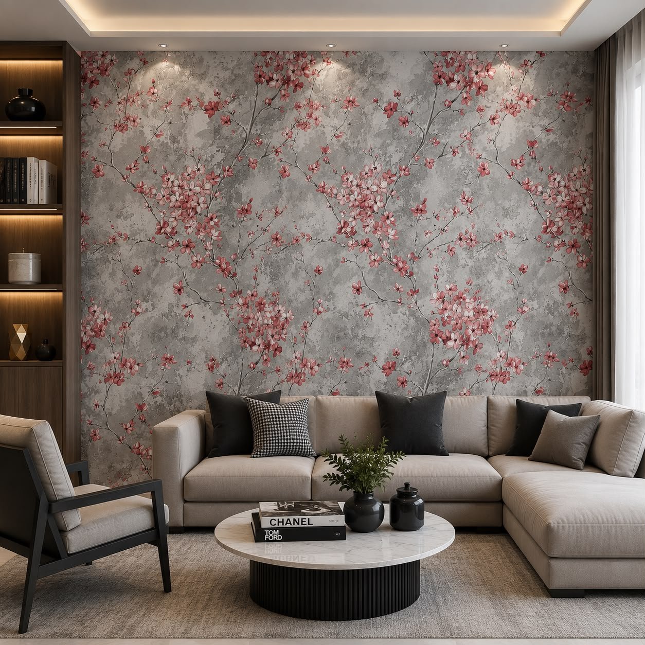Lavender - PVC Wallpaper LV1014