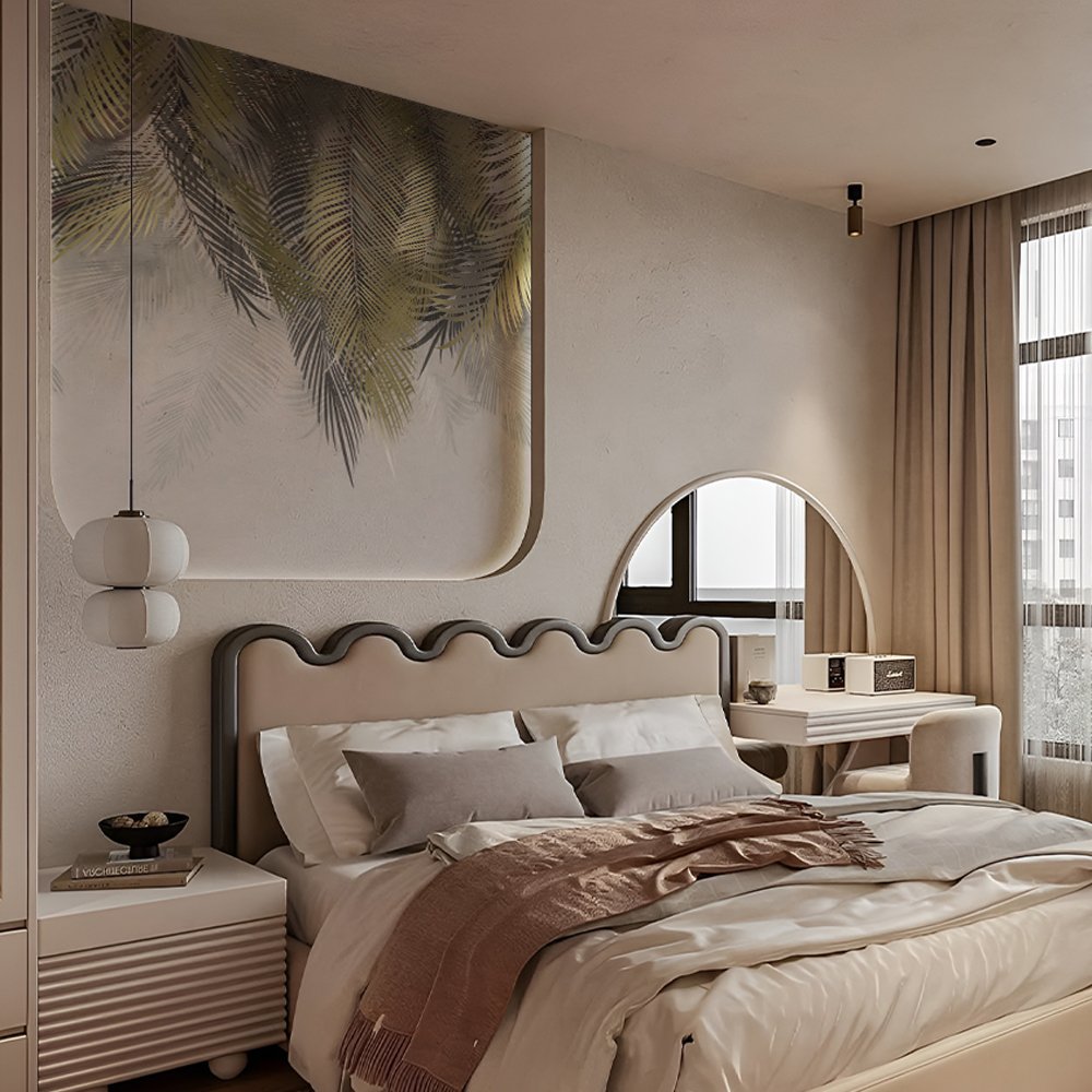 Tropical Big Leaves I Custom Wallpaper - Image 3