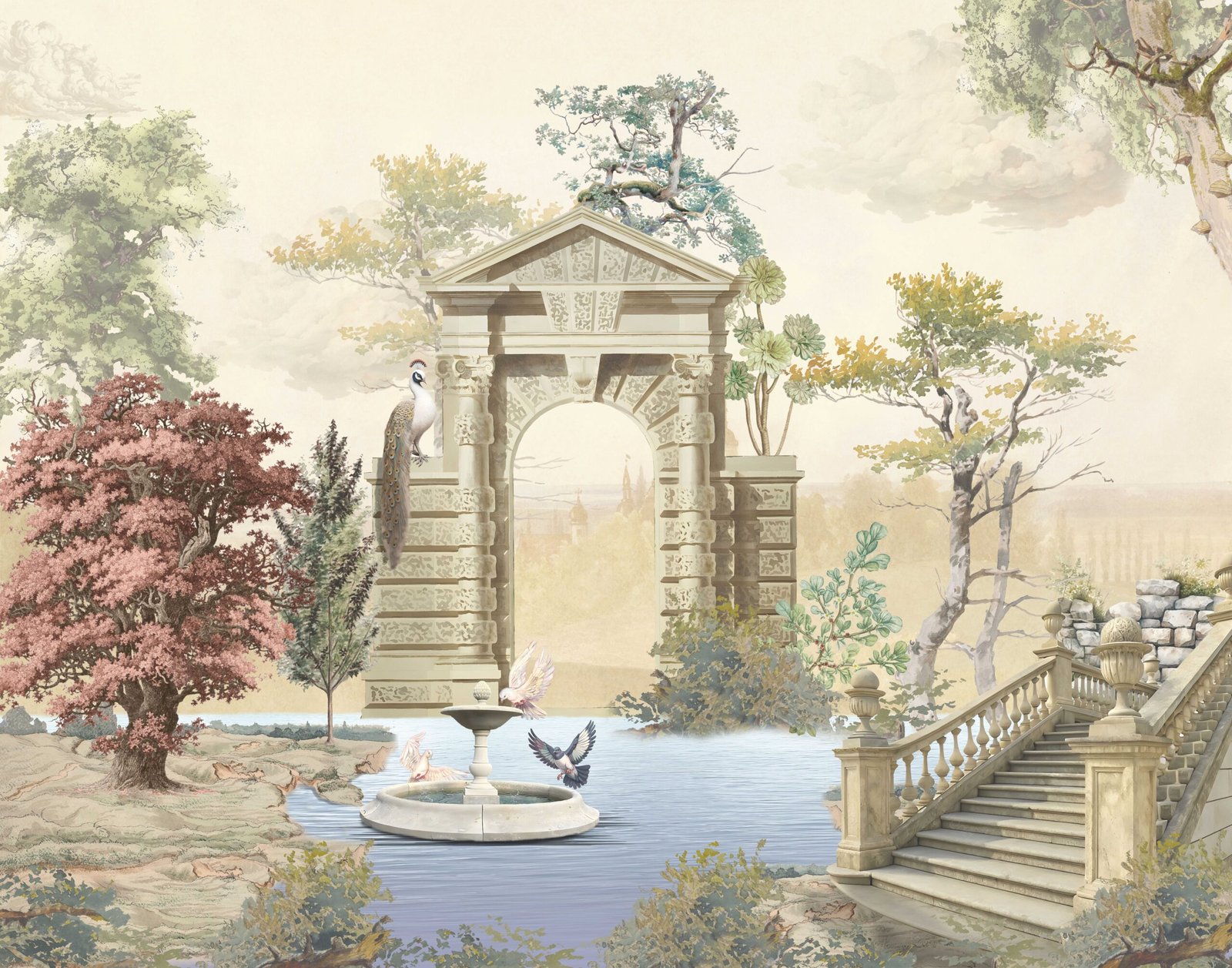 French historical green I Custom Wallpaper - Image 3