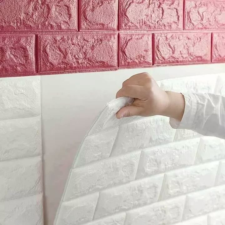3D White Brick- Foam Panels (70 X 77 cm) 06 MM Thickness - Image 2