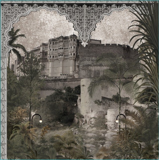 Indian Tradioan Mehrangarh fort-2 ICustom Wallpaper