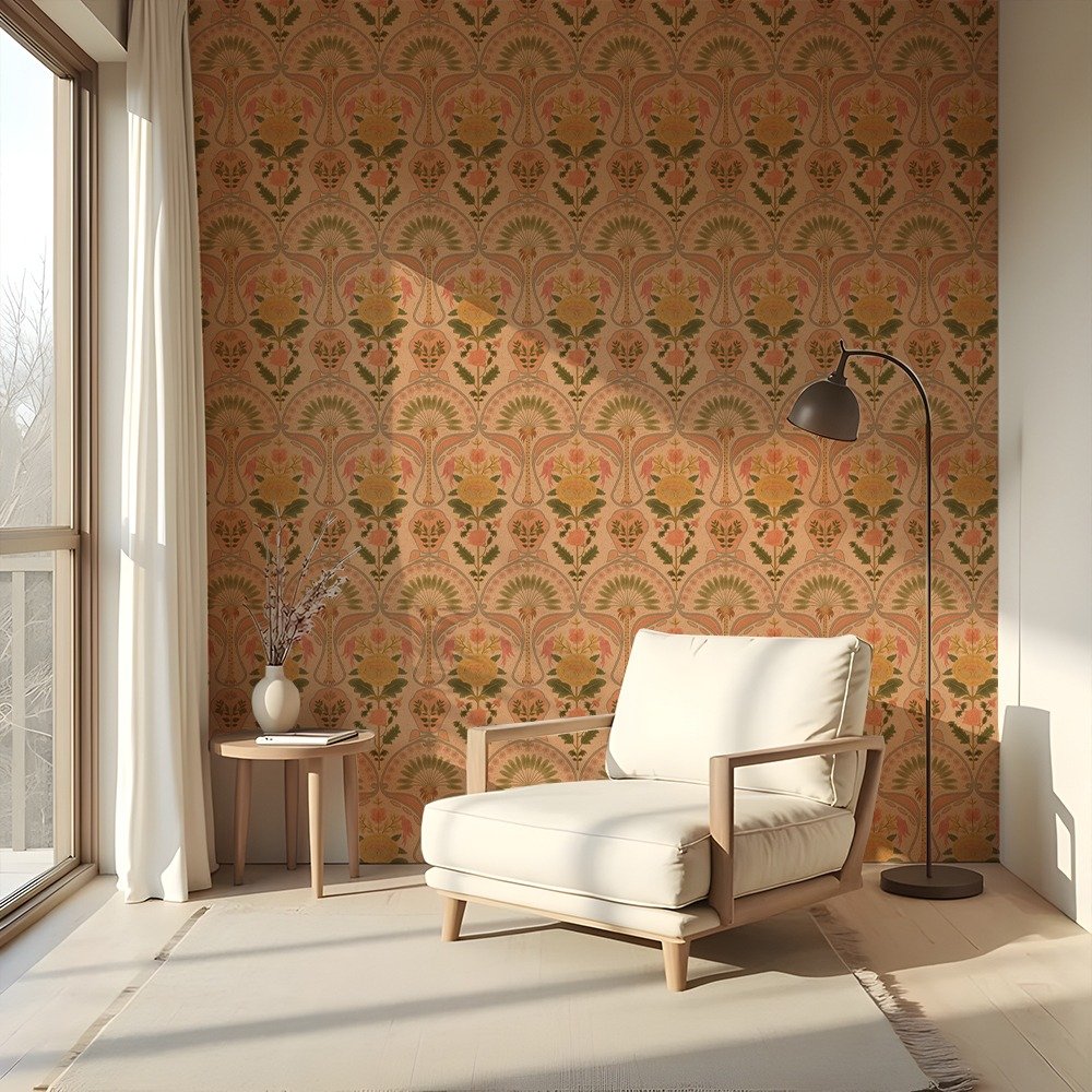 Royal Marigold bloom- Wallpaper Mural - Image 2
