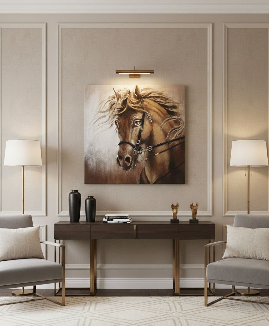 Imported Horse Light weight I Canvas Painting