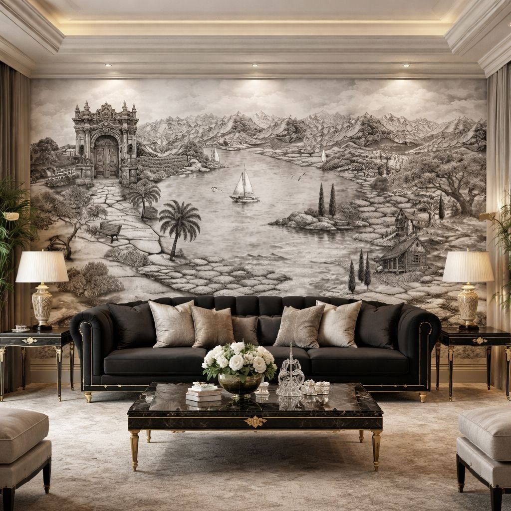 Imperial Riviera Mural - Customize Wallpaper