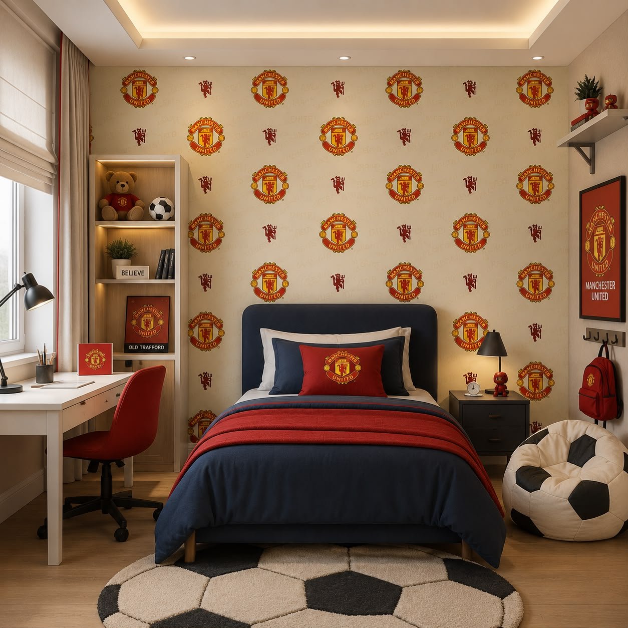 Kid's Manchester United - PVC Wallpaper 88807-1