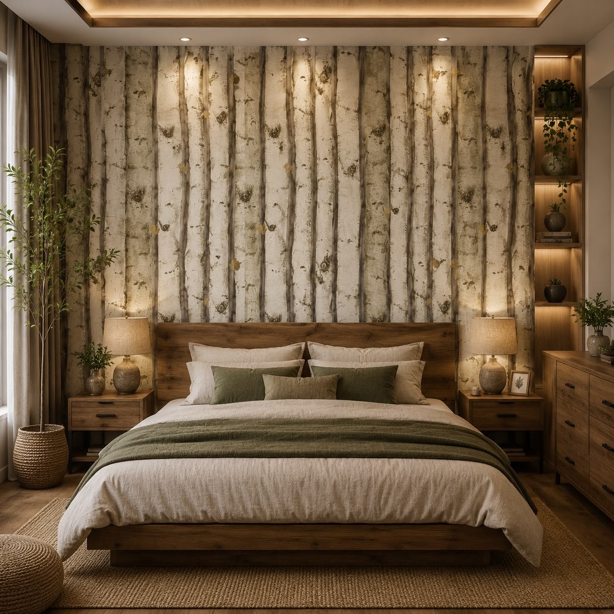 3D Tree Trunk - PVC Wallpaper 151035